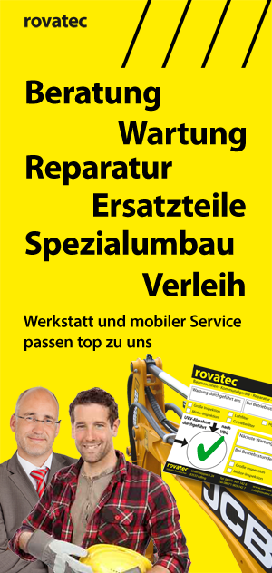 kauf, service, reparatur, wartung, verleih, miete von baumaschinen und motorgeräten bei rovatec baumaschinen